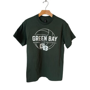 Green Bay Volleyball T Shirt Women's Size Large Green